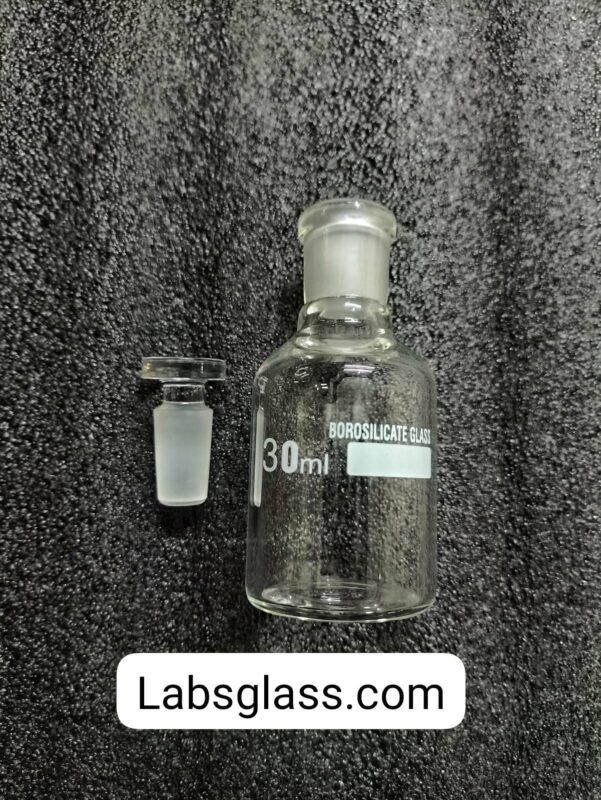 Reagent Bottles, "SGCLABS", Narrow Mouth, with interchangeable Stopper.