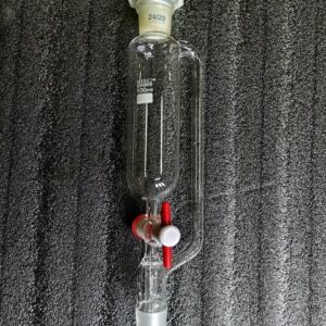 Pres. Equl. Funnel 'SGCLABS' Cylinderical, W/PTFE Key S/C, S&C-24/29, 250 ml.