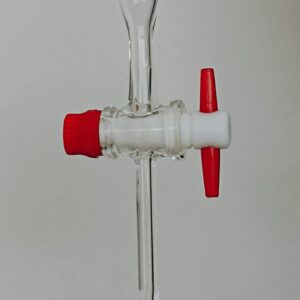 Burette 'SGCLABS' Amber with straight bore PTFE Key S/C 'A' 100 ml.