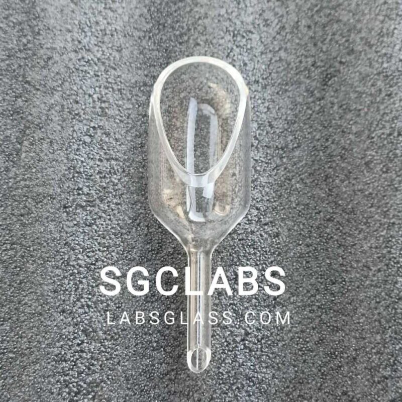 Borosilicate glass 10 ml Glass Weighing Scoop (2)