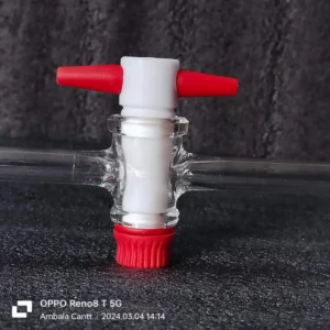 Stopcock 'SGCLABS' Straight Bore with PTFE key, Bore 6 mm.