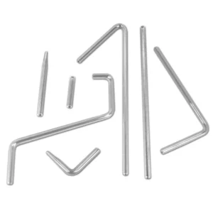 7-Piece Glass Tubing Set - 5mm & 8mm Diameter Assorted Shapes