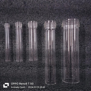 Buy GL 18 - Borosilicate Glass, Screw Thread Glass Tube | Pack of 50 - Laboratory Glassware | SGC LABS® India